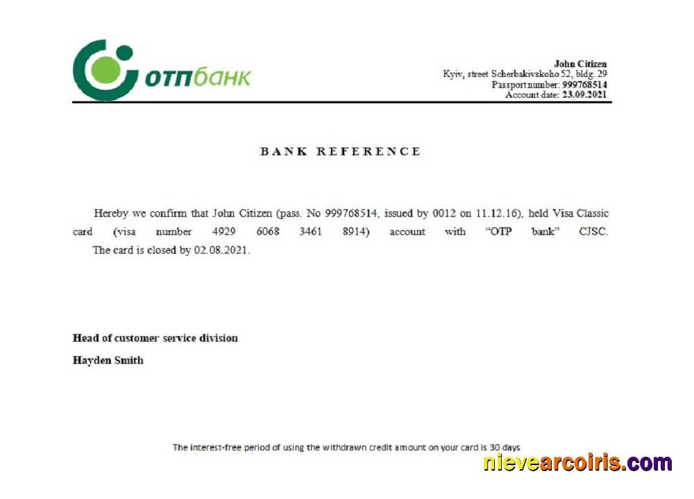 Ukraine OTP closure reference